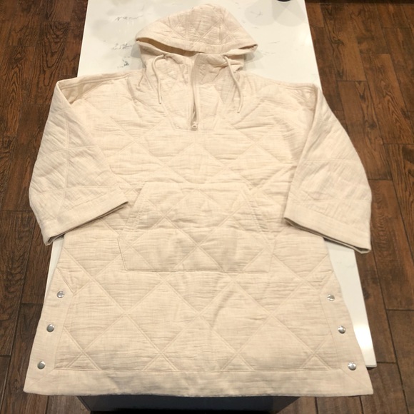 NWT Madewell Quilted Hoodie Popover Jacket Small - Picture 7 of 16